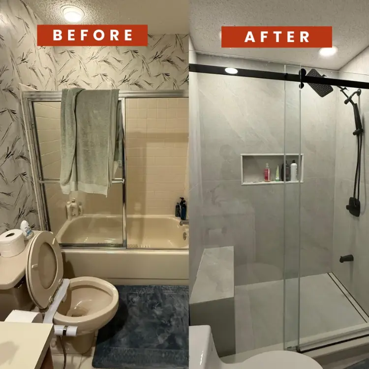 before and after bathroom renovation case studies