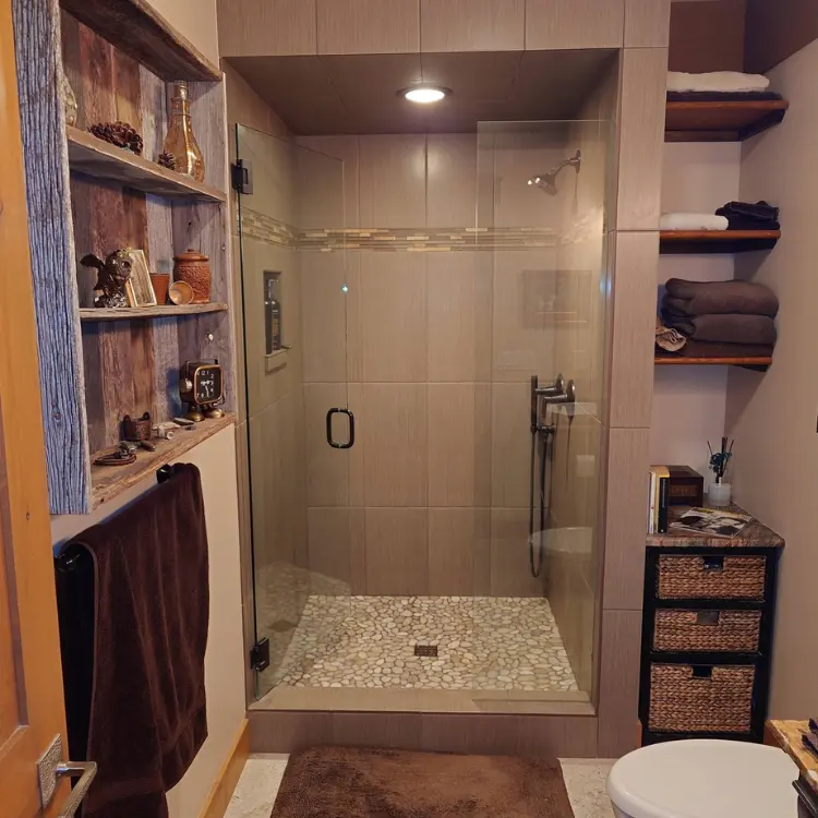 Custom bathroom interior completed in Scottsdale showcasing thoughtful design durable materials and a refined modern look