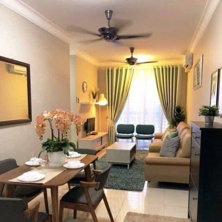 Residential north scottsdale interior showing improved layout, proper lighting, and balanced furniture placement after professional design